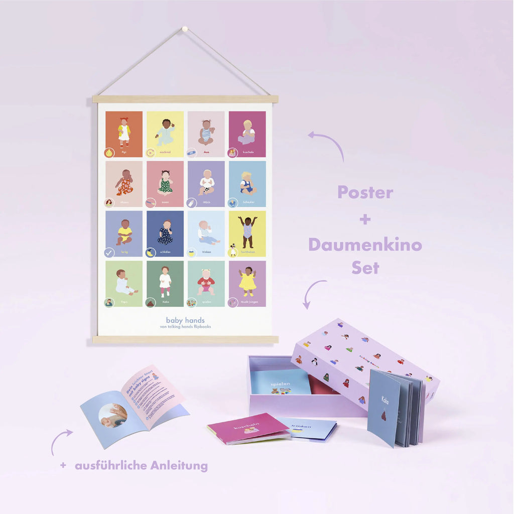 Babygebärden Bundle talking hands flipbooks