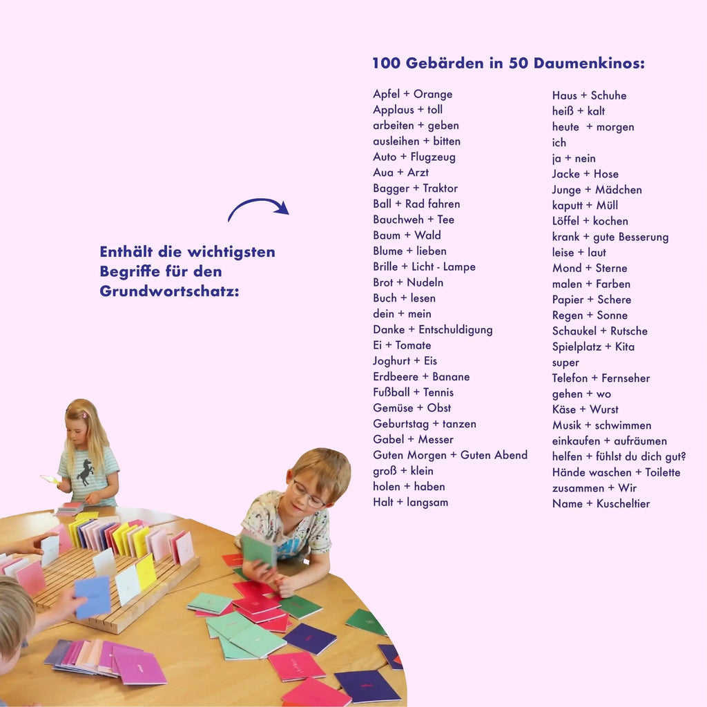 Grundwortschatz Set talking hands flipbooks