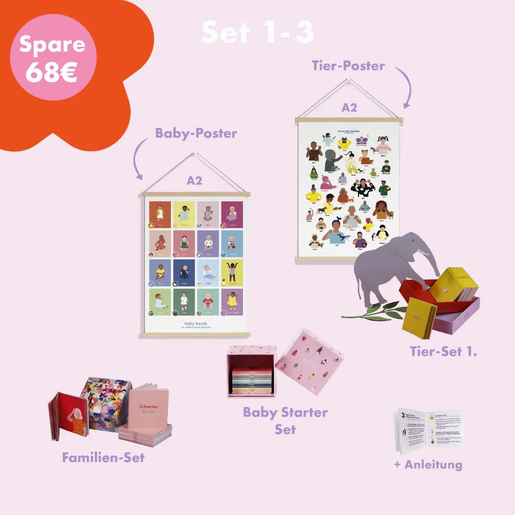 Das große Babygebärden-Bundle talking hands flipbooks