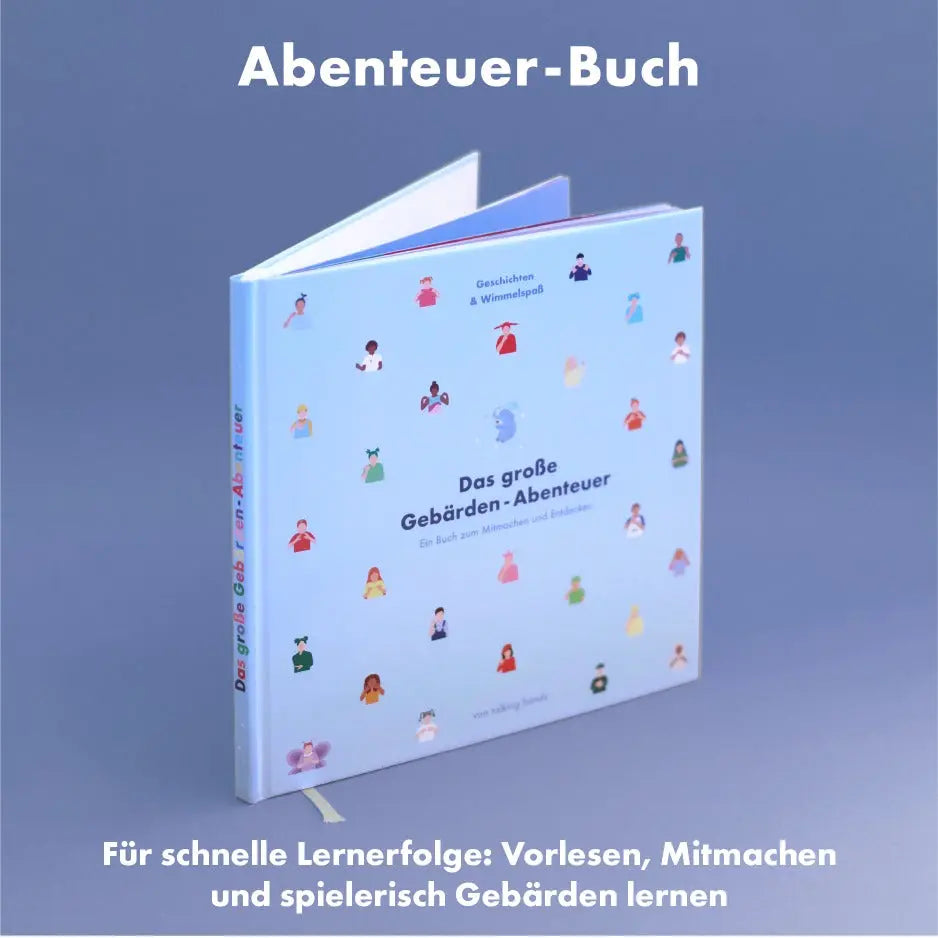Das große Gebärden-Abenteuer Buch talking hands flipbooks