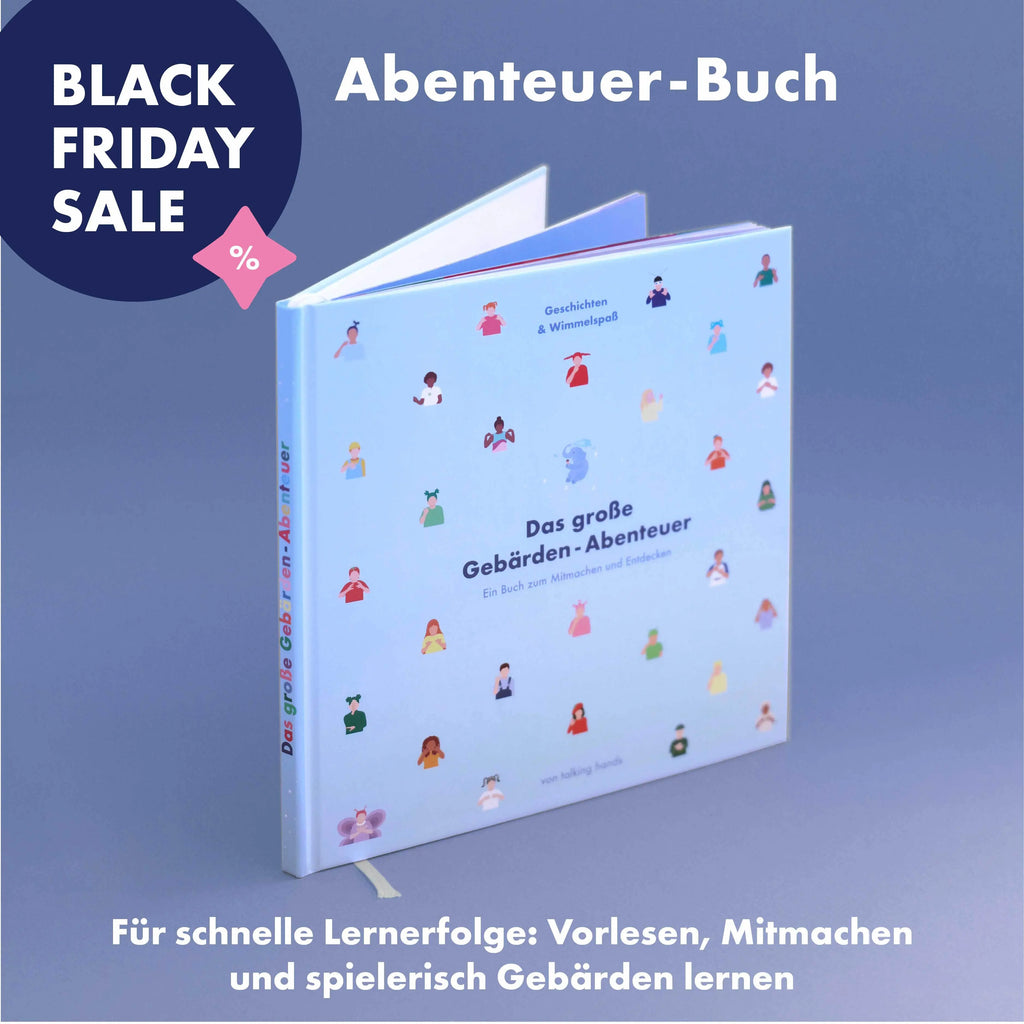Das große Gebärden-Abenteuer Buch talking hands flipbooks