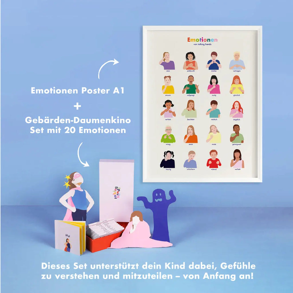 Emotionen Gebärden Bundle talking hands flipbooks