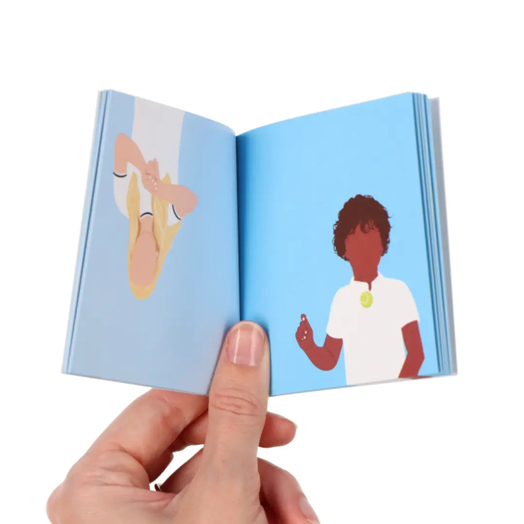 Fußball + Tennis Gebärden Daumenkino talking hands flipbooks