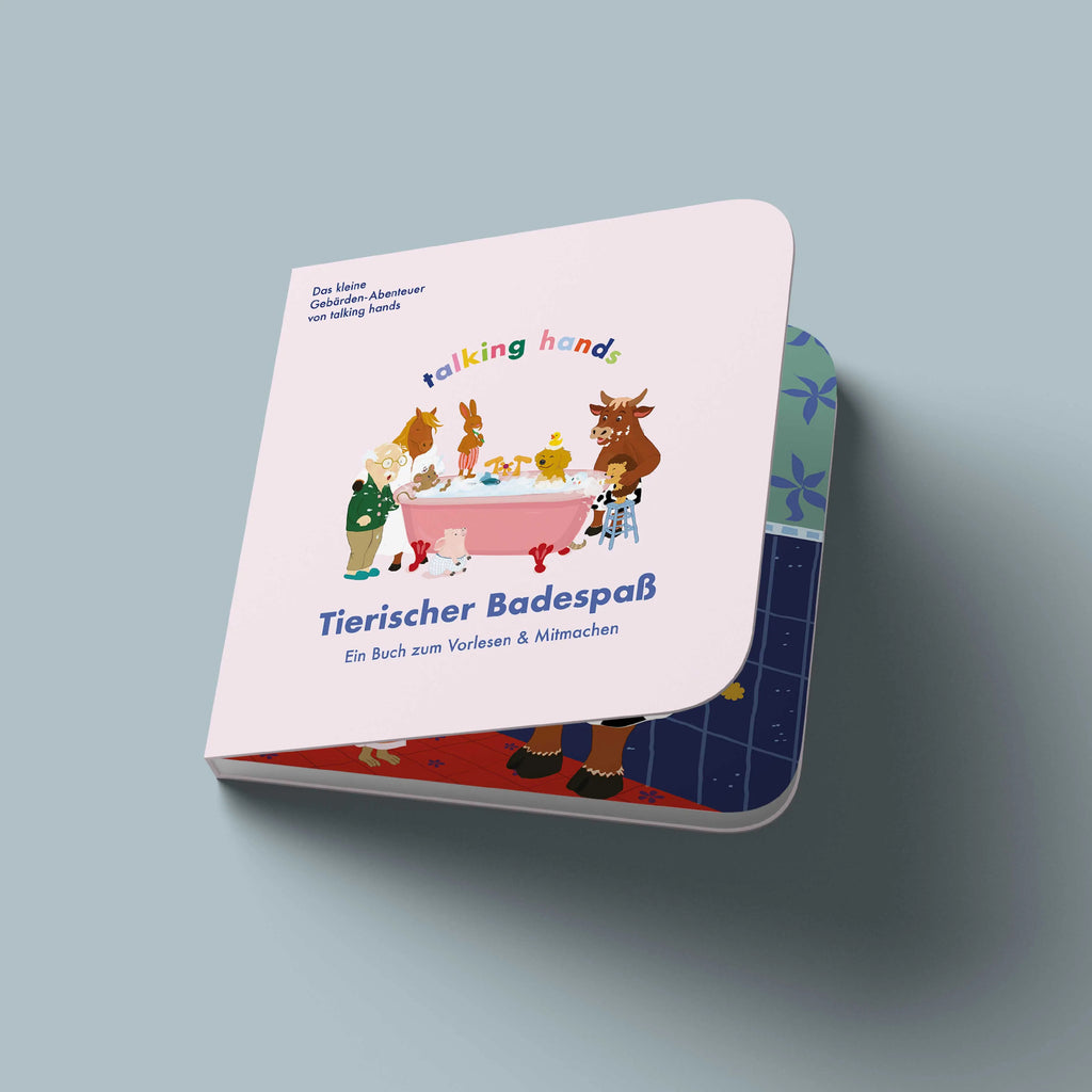 Gebärden-Abenteuer: Tierischer Badespaß talking hands flipbooks