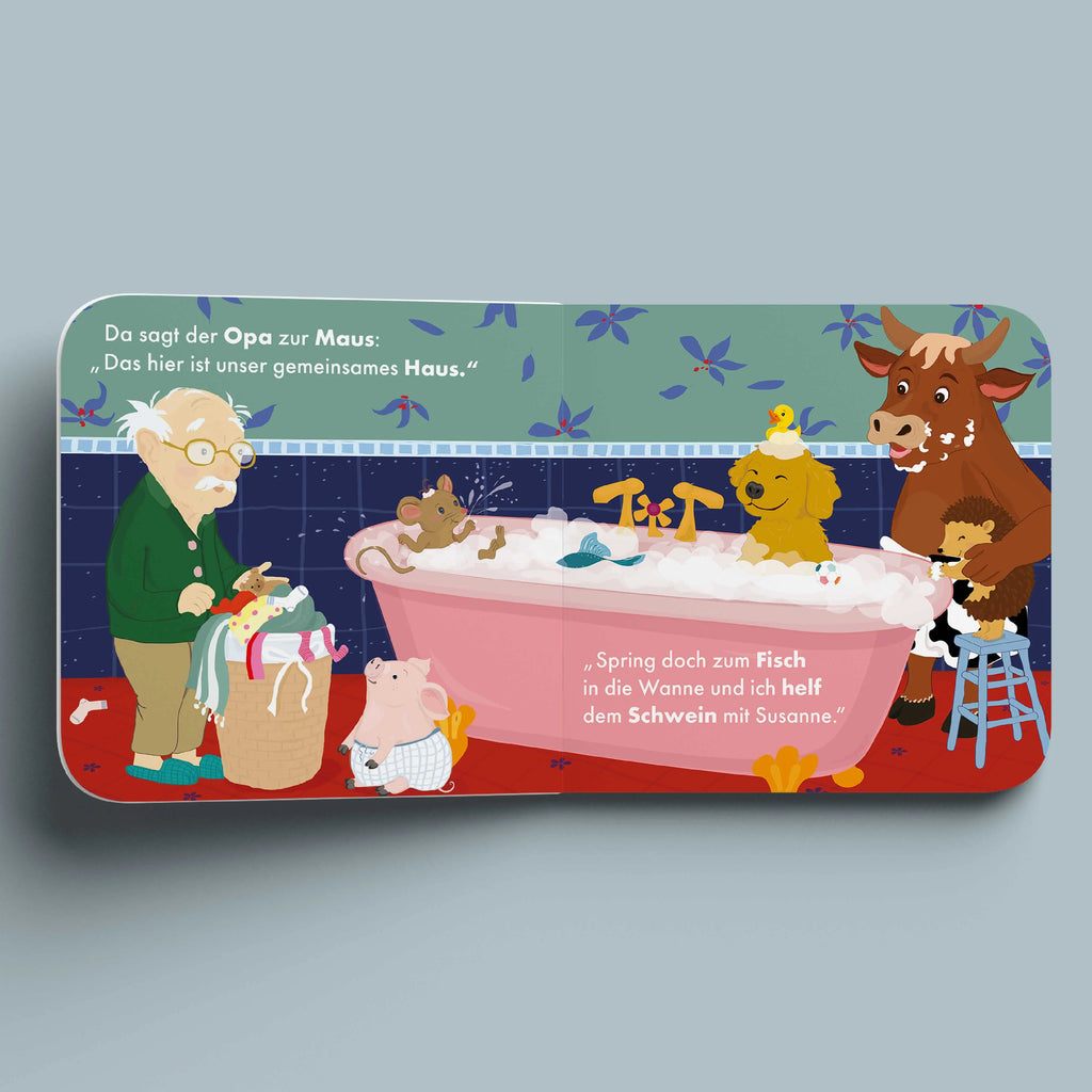 Gebärden-Abenteuer: Tierischer Badespaß talking hands flipbooks