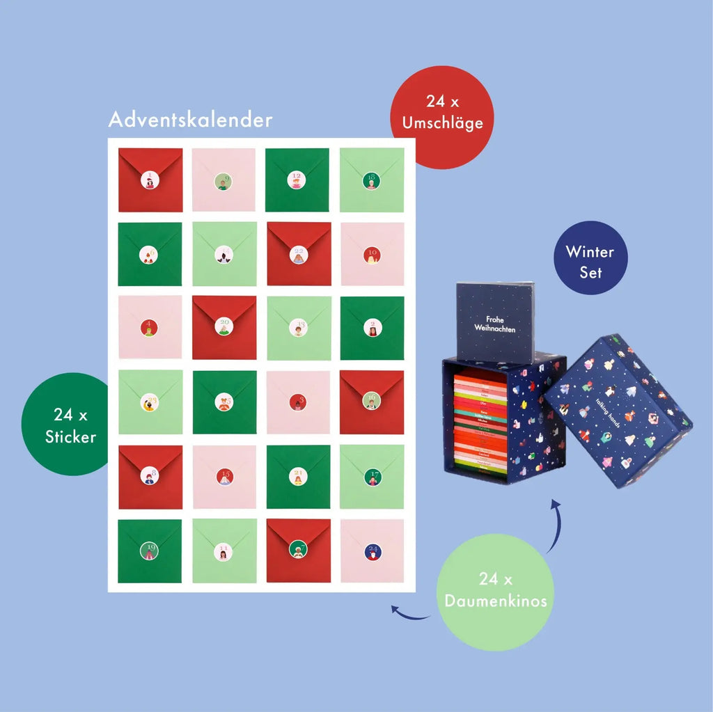 Gebärden Adventskalender - Limited Edition talking hands flipbooks
