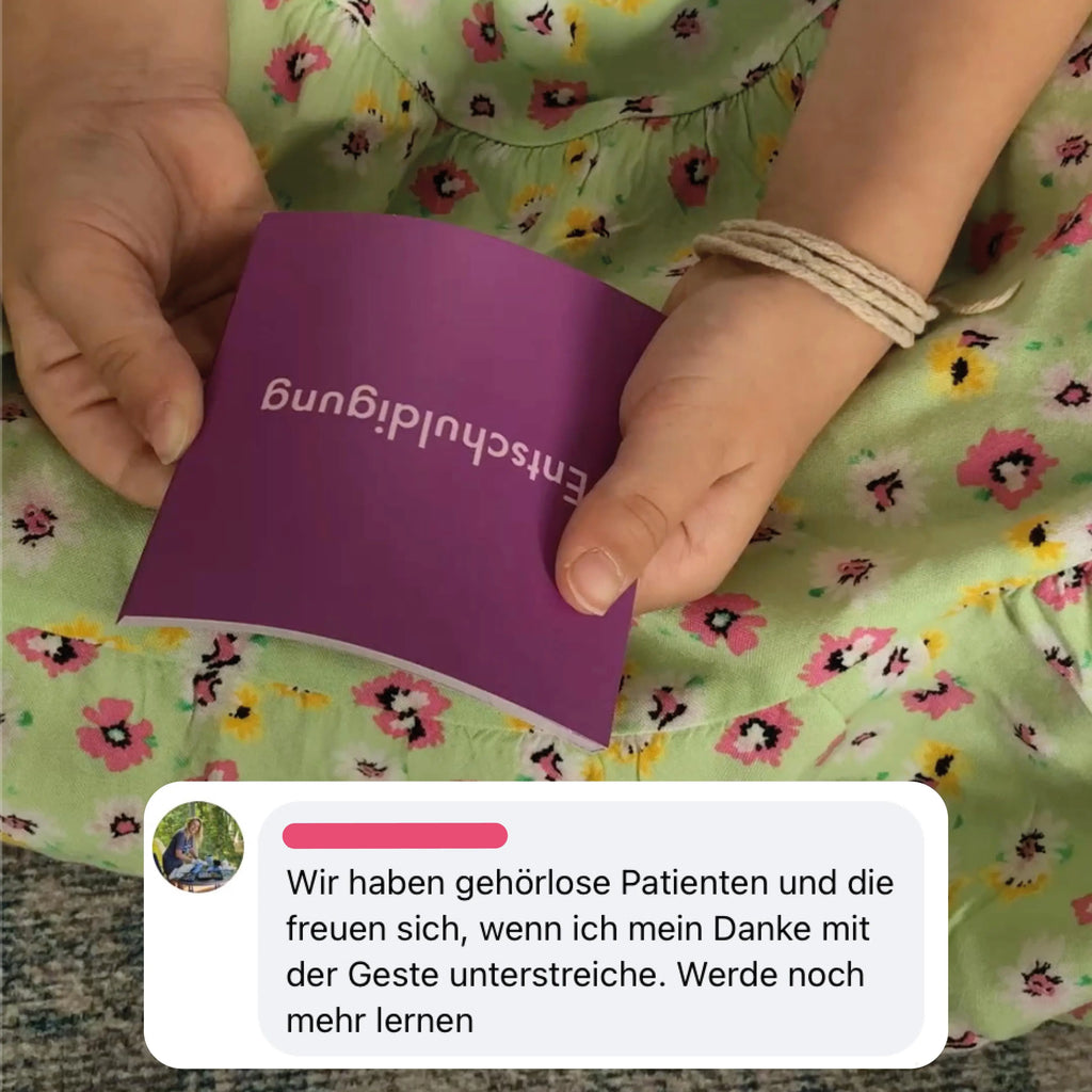 Gruß Set Gebärdensprache talking hands flipbooks