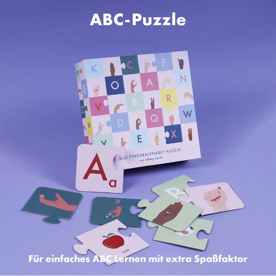 Puzzle Fingeralphabet-/ABC talking hands flipbooks