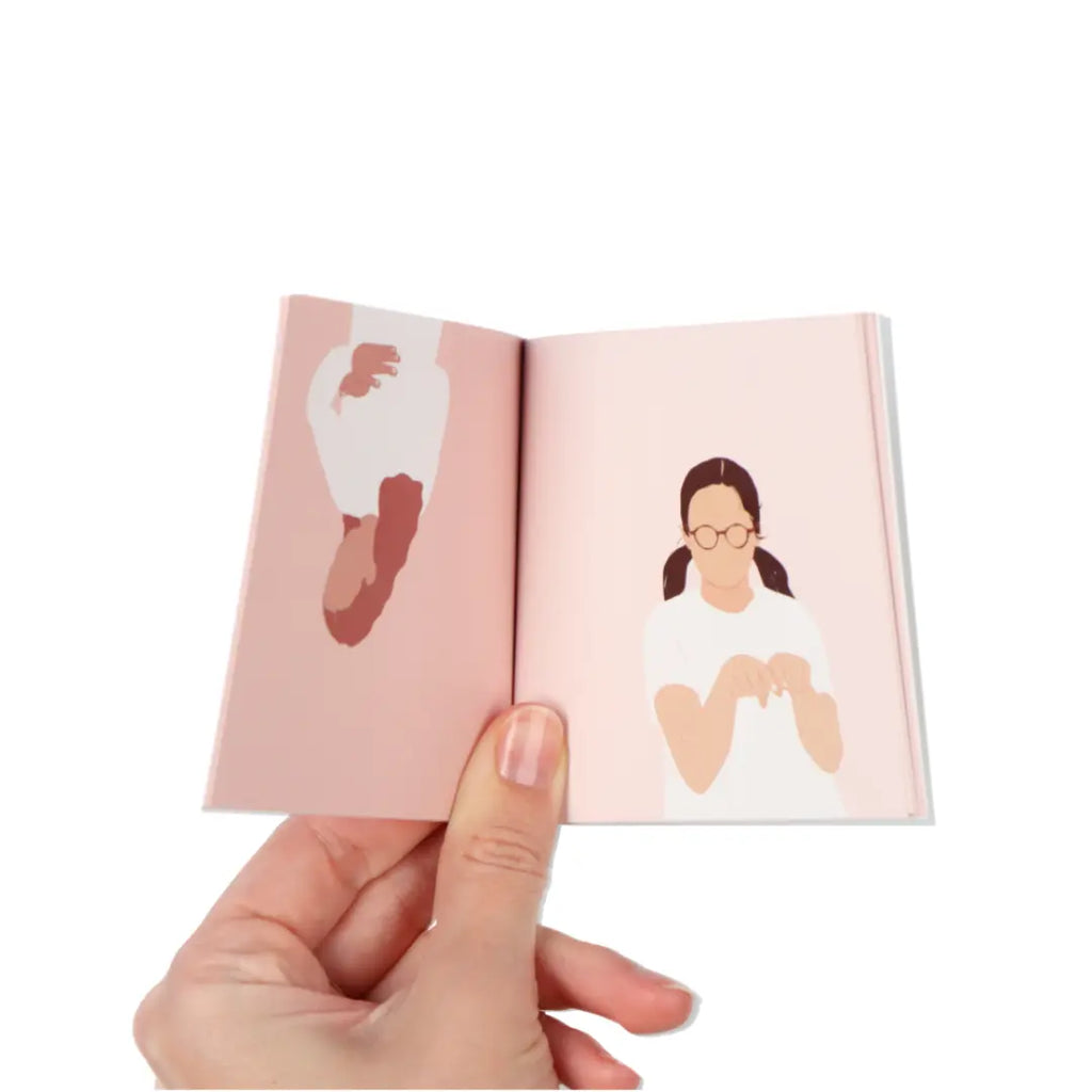 Schwester / Bruder Gebärden Daumenkino talking hands flipbooks