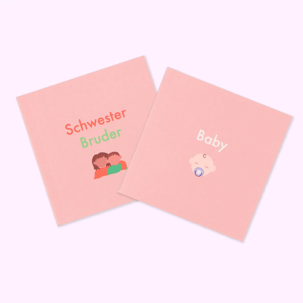 Schwester - Bruder + Baby Gebärden Daumenkino talking hands flipbooks