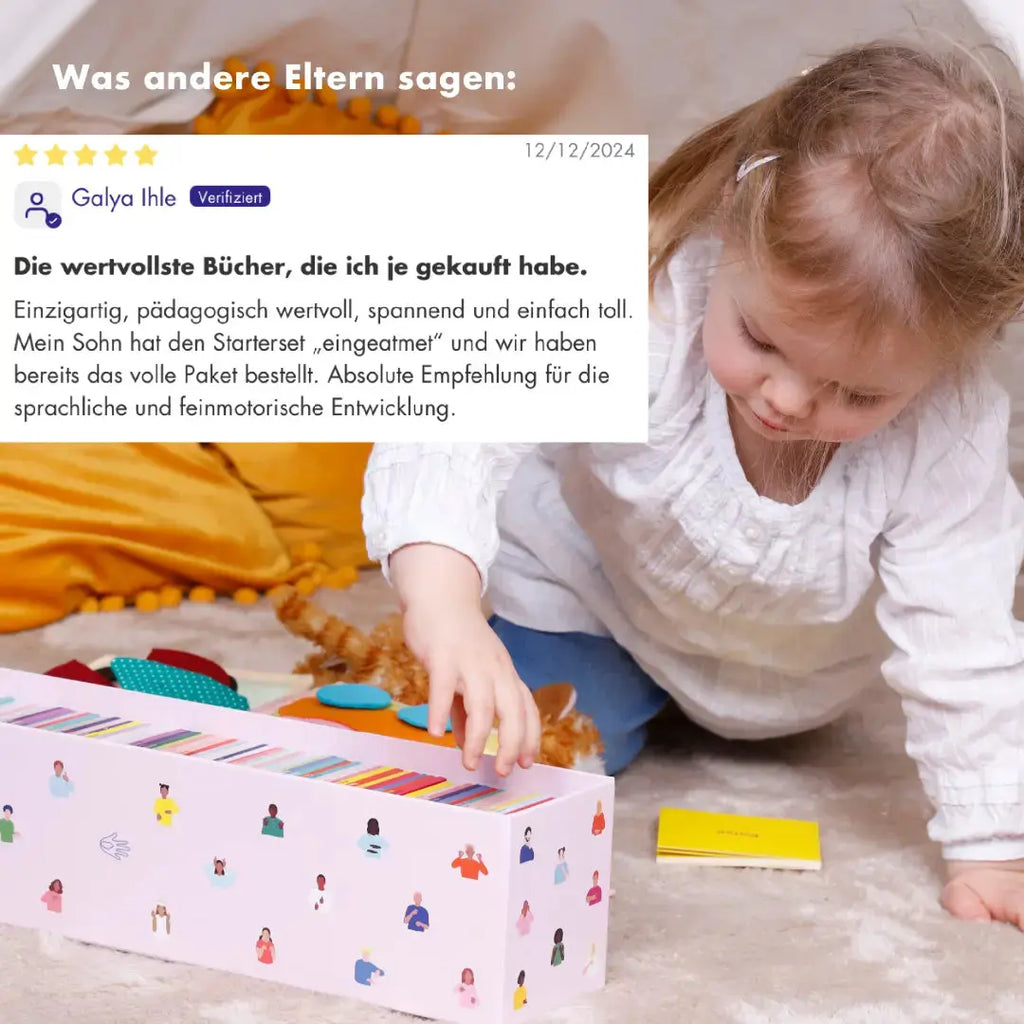 All Inclusive Paket – das komplette Sortiment zum Vorteilspreis talking hands flipbooks