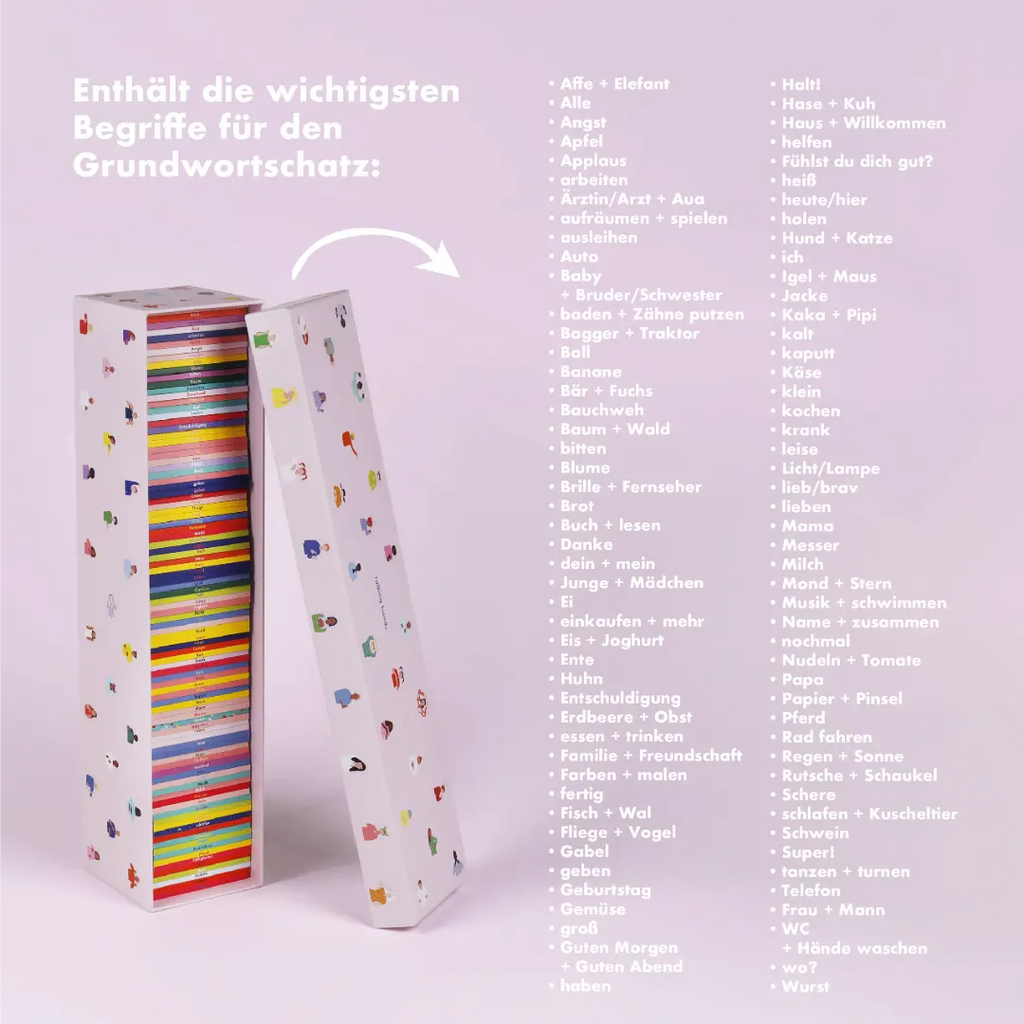 Grundwortschatz Set mit 120 Gebärden talking hands flipbooks
