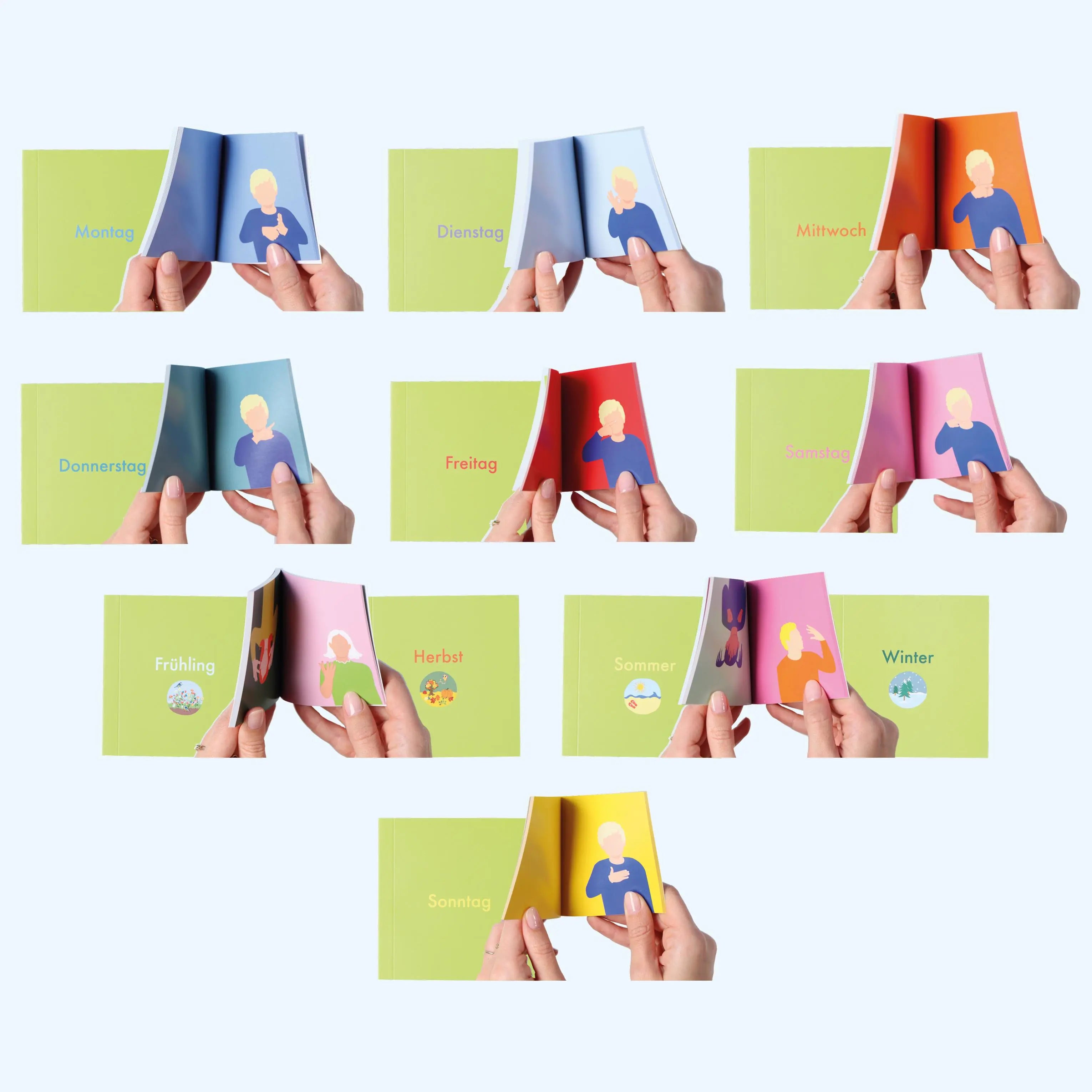 Wochentage Jahreszeiten Geb rden Set Talking Hands Flipbooks wochentage-jahreszeiten-geb-rden-set-talking-hands-flipbooks