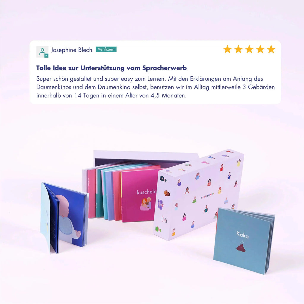 baby hands Set talking hands flipbooks