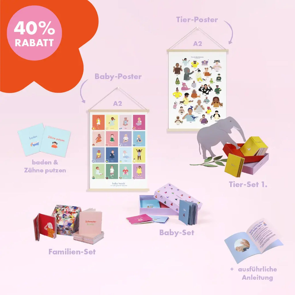 Sommer-Special: Das große Babygebärden-Bundle talking hands flipbooks