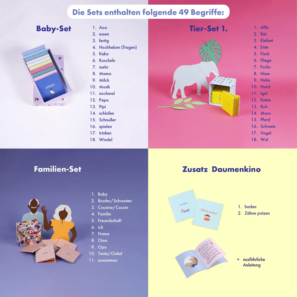 Sommer-Special: Das große Babygebärden-Bundle talking hands flipbooks